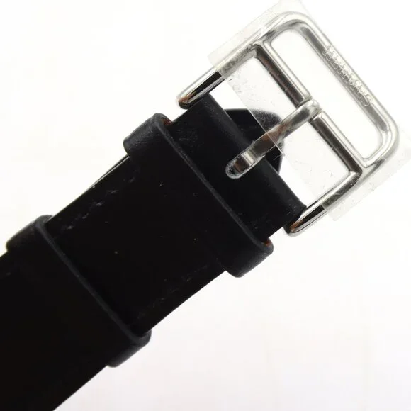 Hermes apple watch black leather strap